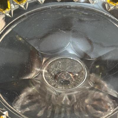 Beautiful Vintage Glass Compote, Candy Dish and Bowl