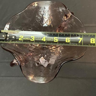 Vintage Pink & Green Colored Candy Dishes