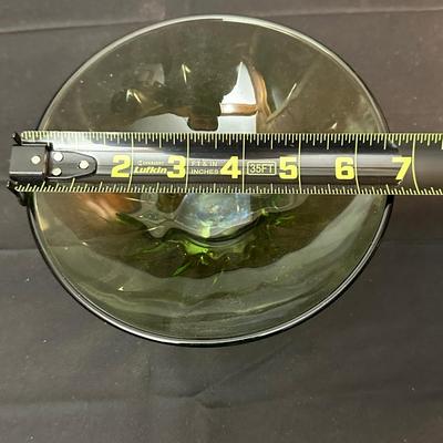 Vintage Pink & Green Colored Candy Dishes