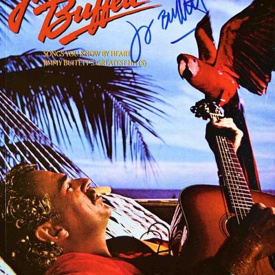 Jimmy Buffett signed music book
