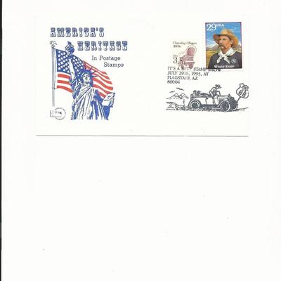 America's Heritage in Postage Stamps - FShow Cover - Flagstaff, Arizona - 1995