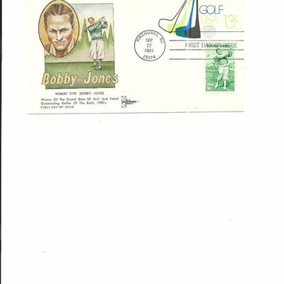Bobby Jones - First Day Cover - Pinehurst, NC - 1981
