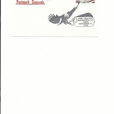Rochester, NY - POW/MIA Sta. - First Day Cover - 1996