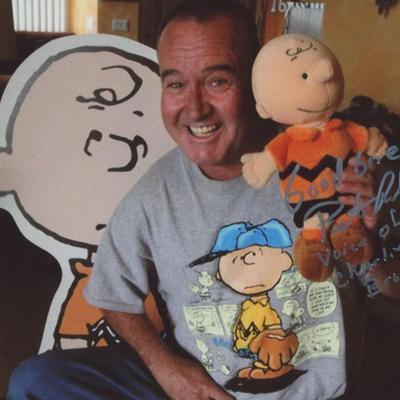 Charlie Brown Peter Robbins  signed photo