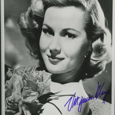 Virginia Mayo signed photo