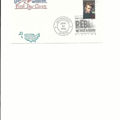 Rebel Without a Cause - First Day Cover - San Francisco, CA - 1996
