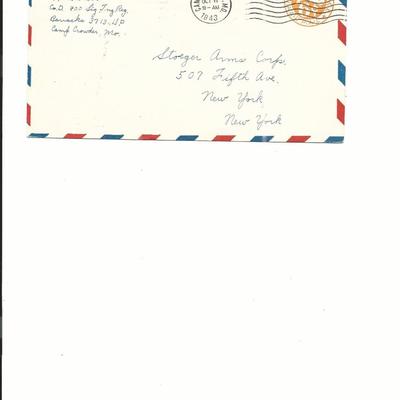 Camp Crowder, MO - First Day Cover - 1943
