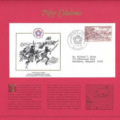 New Caledonia - American Bicentennial Commemorative FDC
