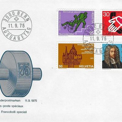 Swiss - First Day Cover - 1975