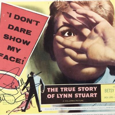 The True Story of Lynn Stuart signed lobby card