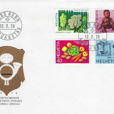 Swiss - First Day Cover - 1976