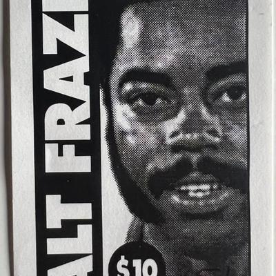 Walt Frazier unsigned autograph ticket