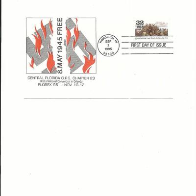 VJ Day 50th Anniversary - First Day Cover - Honolulu, HI - 1995