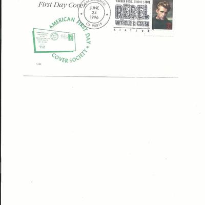 Rebel Without a Cause - First Day Cover - Sacramento, CA - 1996