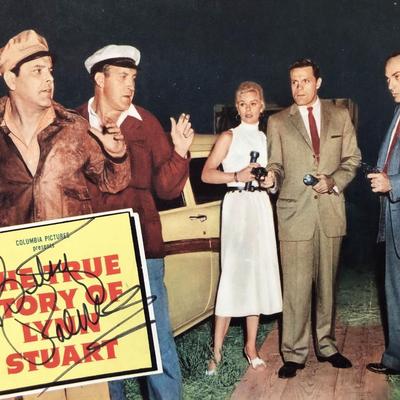 The True Story of Lynn Stuart signed lobby card