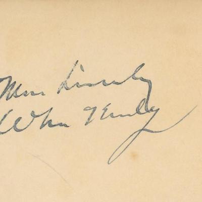 William McKinley signature cut. GFA Authenticated