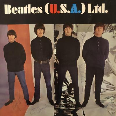 The Beatles signed tour program