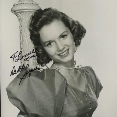 Debbie Reynolds signed photo