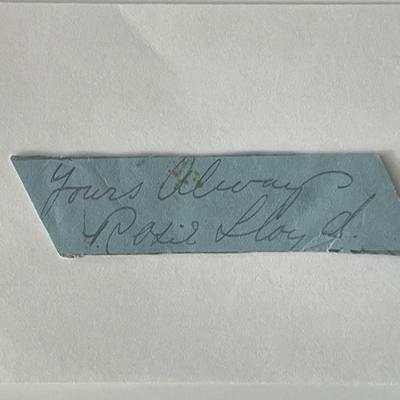 Rosie Lloyd signature cut
