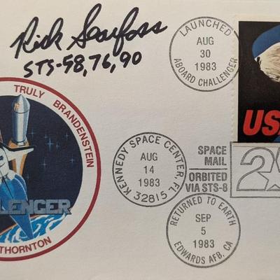 Richard A. Searfoss Signed NASA 25th Anniversary Challenger First Day Cover 