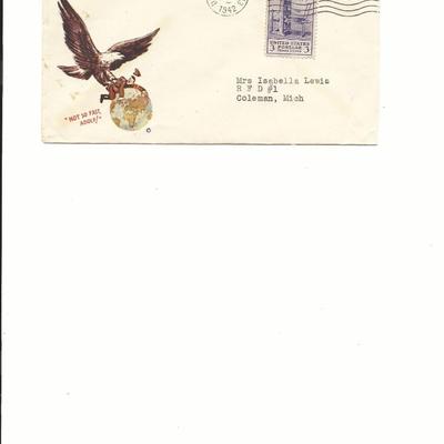 Detroit, MI - First Day Cover - 1942