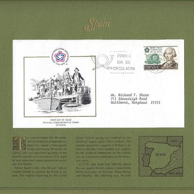 Spain - American Bicentennial Commemorative FDC