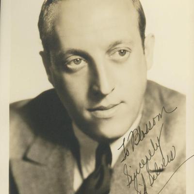 Sid Silvers signed photo