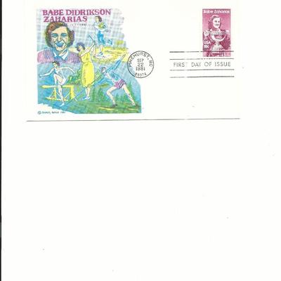 Babe Didrikson Zaharias - First Day Cover  - Pinehurst, NC - 1981