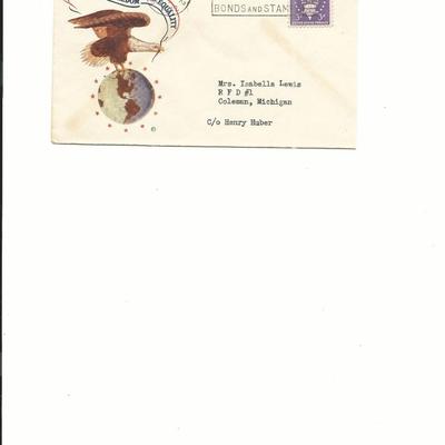 Detroit, MI - First Day Cover - 1942