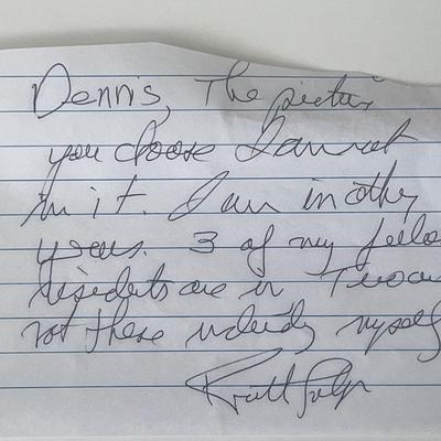 signed note