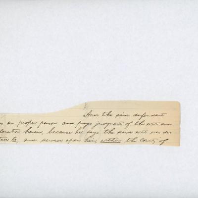 Abraham Lincoln historical cut. GFA Authenticated