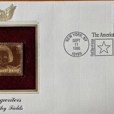 Songwriters Dorothy Fields Gold Stamp Replica First Day Cover