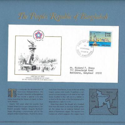 The People's Republic of Bangladesh - American Bicentennial Commemorative FDC
