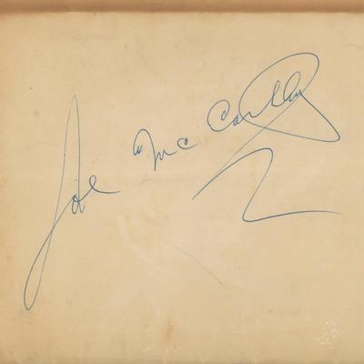 Senator Joseph McCarthy signed political magazine. GFA Authenticated