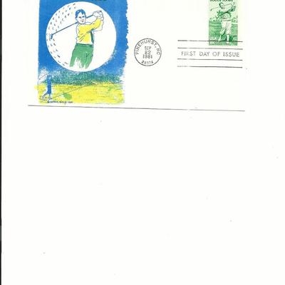 Bobby Jones - First Day Cover - Pinehurst, NC - 1981
