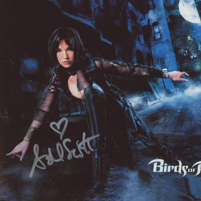 Ashley Scott Birds of Prey signed movie photo