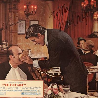 The Comic signed lobby card