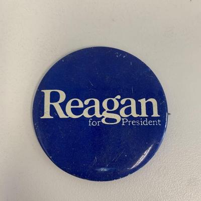 Reagan for President pin