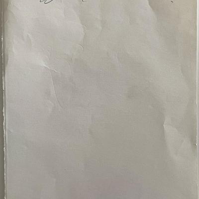 William French Smith original signature