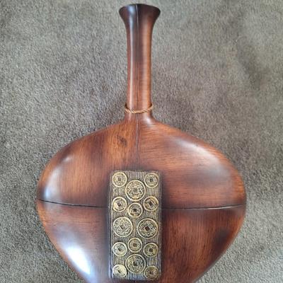 Wood/Brass Decor