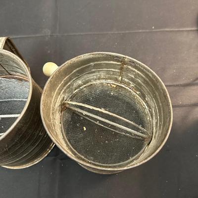 Vintage Baking Supplies Including Cookie Cutters, Flour Sifters and More!