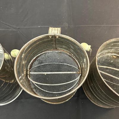 Vintage Baking Supplies Including Cookie Cutters, Flour Sifters and More!