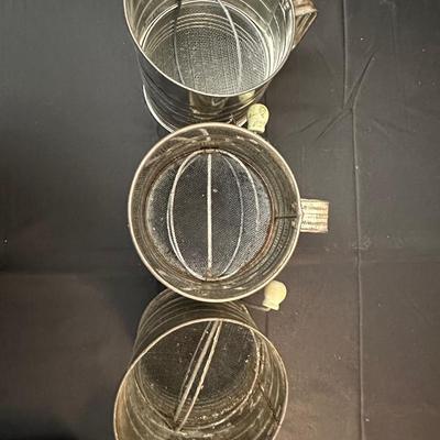 Vintage Baking Supplies Including Cookie Cutters, Flour Sifters and More!