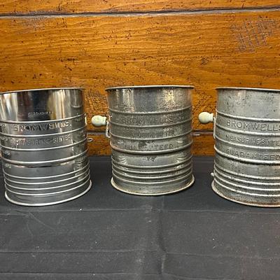 Vintage Baking Supplies Including Cookie Cutters, Flour Sifters and More!