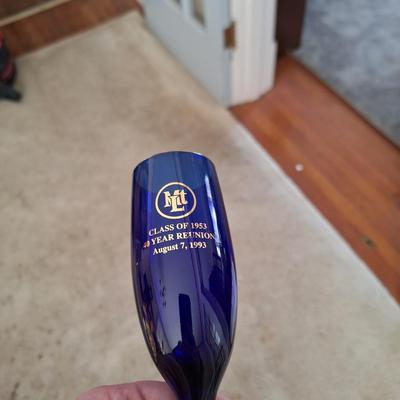 Reunion Blue Glass