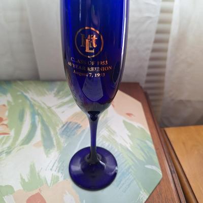 Reunion Blue Glass