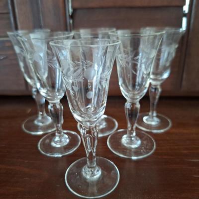 6 Thimble Glasses
