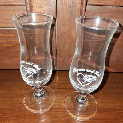 2 Cordial personalized Glasses