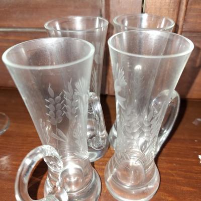 4 Toddy Glasses/ Coffee Mugs