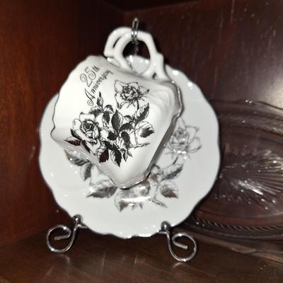 25th Anniversary Teacup and saucer